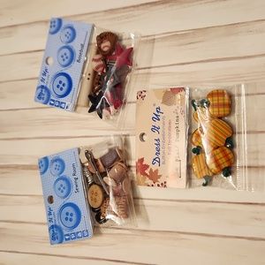 Variety Dress It Up Button Packs-  3 packs